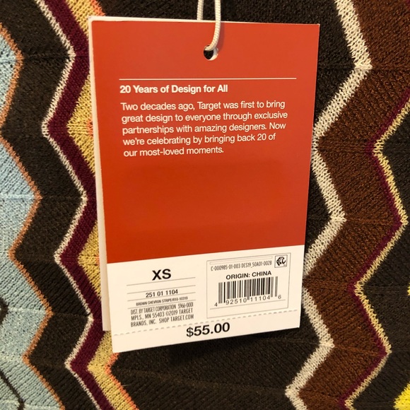 NWT 20th Anniversary Missoni for Target dress - Picture 3 of 8